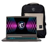 PORTATIL GAMER MSI THIN 15 B2RVE / 15.6 FHD 144HZ / INTEL CORE 7 240H HASTA 5.2 GHZ / DDR4 16GB (8GB*2) / 512 SSD / NVIDIA RTX 4050 GDDR6 6GB / WIN 11 HOME / INCLUYE BACKPACK PORTATIL GAMER MSI THIN 15 B2RVE / 15.6 FHD 144HZ / INTEL CORE 7 240H HASTA 5.2 GHZ / DDR4 16GB (8GB*2) / 512 SSD / NVIDIA RTX 4050 GDDR6 6GB / WIN 11 HOME / INCLUYE BACKPACK